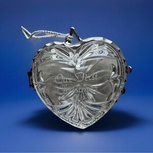 Lenox Silver Heart Ornament